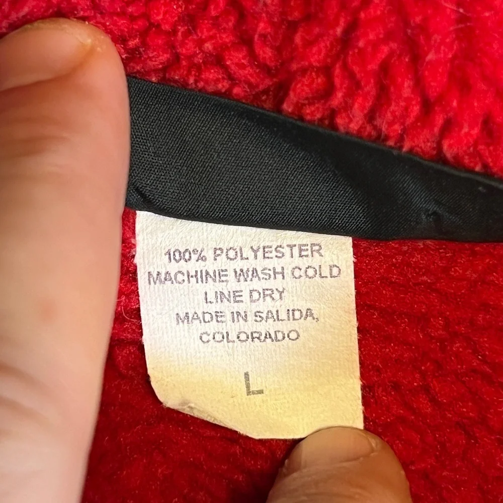 VTG J2 Softwear Fleece‎ Hooded Jacket 90S Women's L Made in Salida Colorado USA